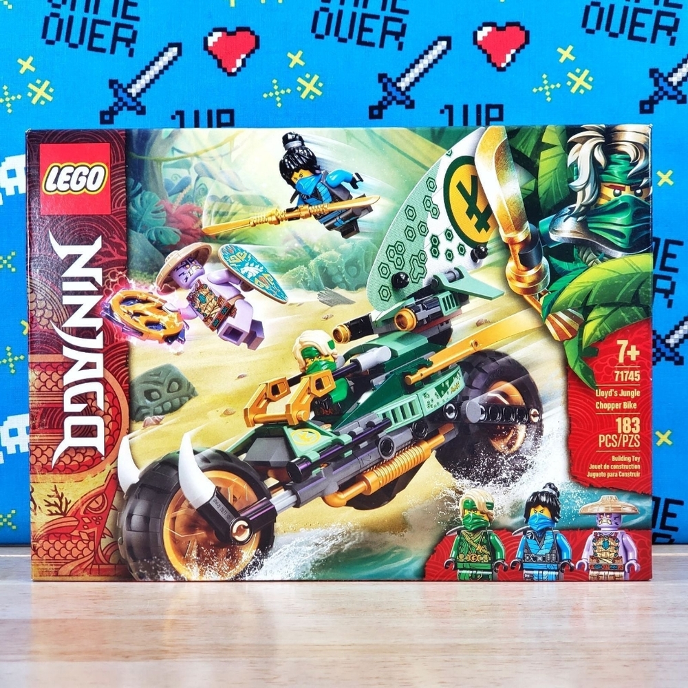 Lego Ninjago LLOYD’S JUNGLE CHOPPER BIKE [ 71745 ] Building Toy ( 183 Pieces )